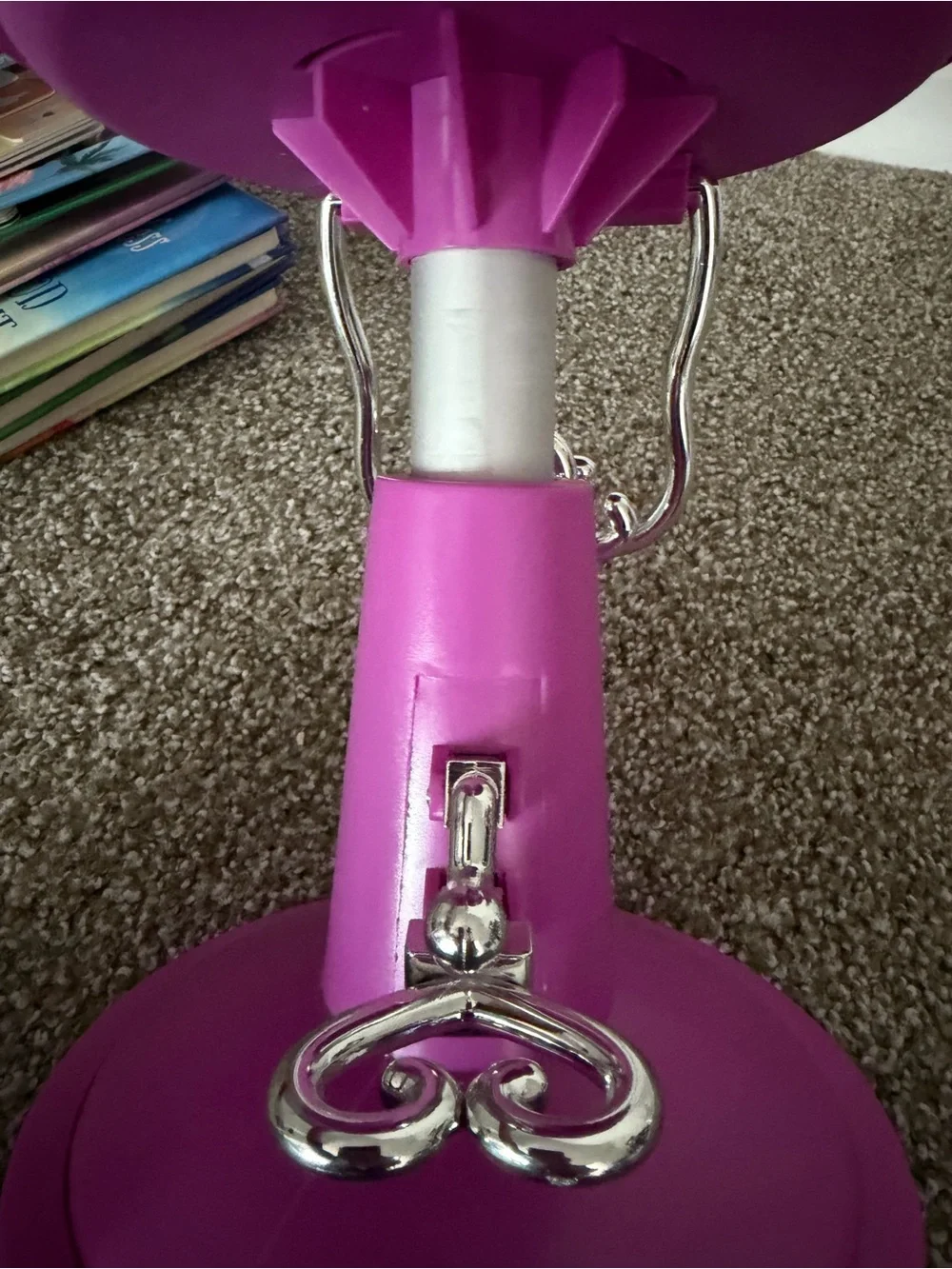 Kids Pink Pretend Play Salon Chair for Dolls